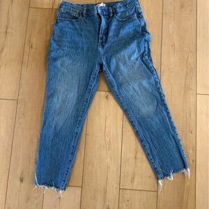 Madewell Blue Distressed Women Jeans